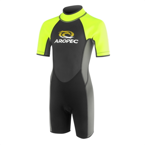 2 5mm Neoprene兒童短袖短褲防寒衣