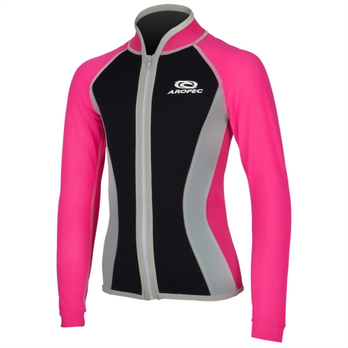 1 5mm Neoprene兒童短袖保暖防寒游泳夾克