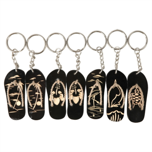 沙灘拖造型鑰匙圈