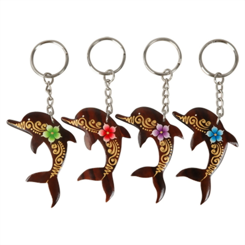 海豚造型鑰匙圈