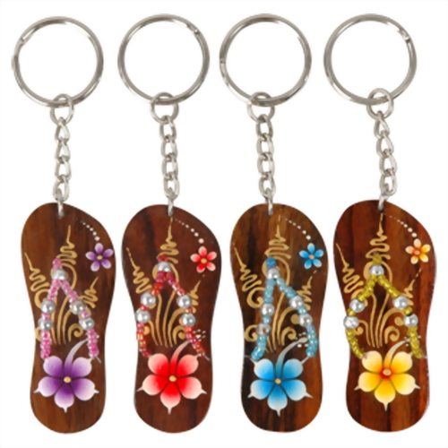 夾腳拖造型鑰匙圈