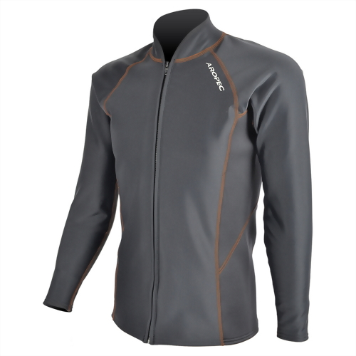 AquaThermal二代 男款長袖防風防寒 刷毛拉鍊上衣