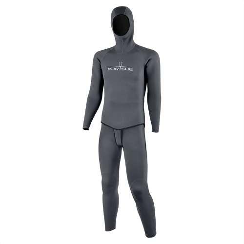 3mm 全超彈二件式 男款自由潛水 雙面穿防寒衣