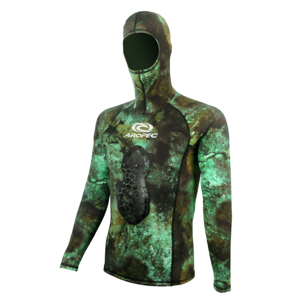 1mm N/L Spearfish Hooded L/S Rash Guard