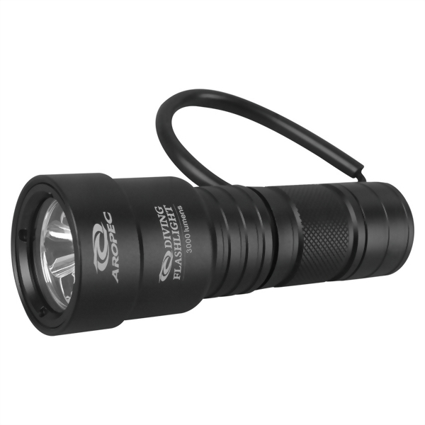Aluminum LED Diving Torch Aropec Sports