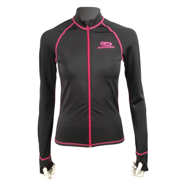 新品未使用 PACKABLE RASH GUARD HALF ZIP TOPS ss-z51w-bk.jpg
