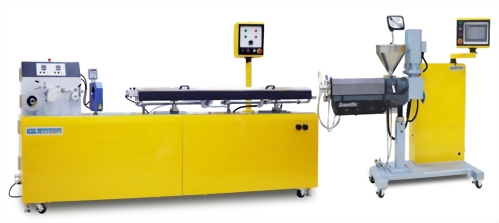 緊湊型實驗室3D列印線材押出生產線