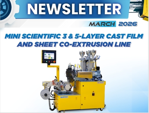3層/5層流延薄膜/片材共擠出小型生產線