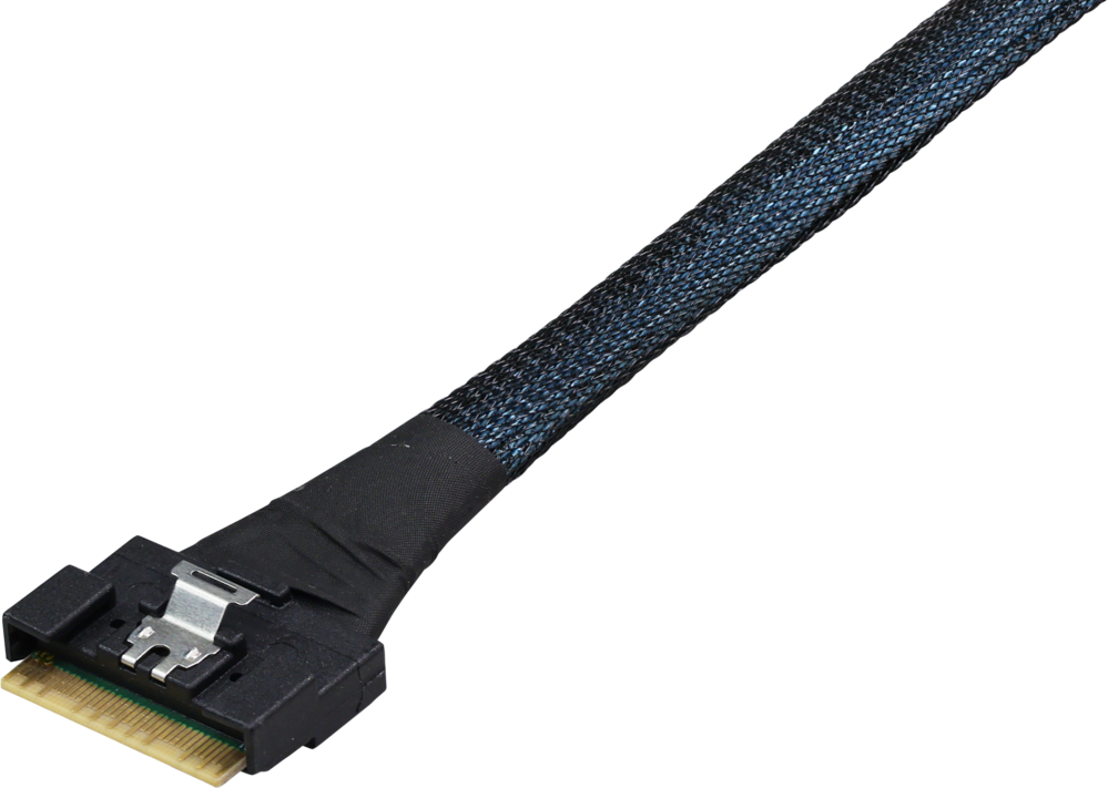 SlimSAS (SFF-8654)  SAS 4.0 / PCIe Gen 4