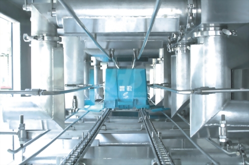 AUTO CRATE STACKER  AUTO CRATE WASHER