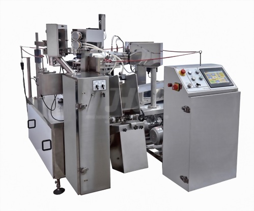 AUTOMATIC POUCH FILLING-SEALING MACHINE