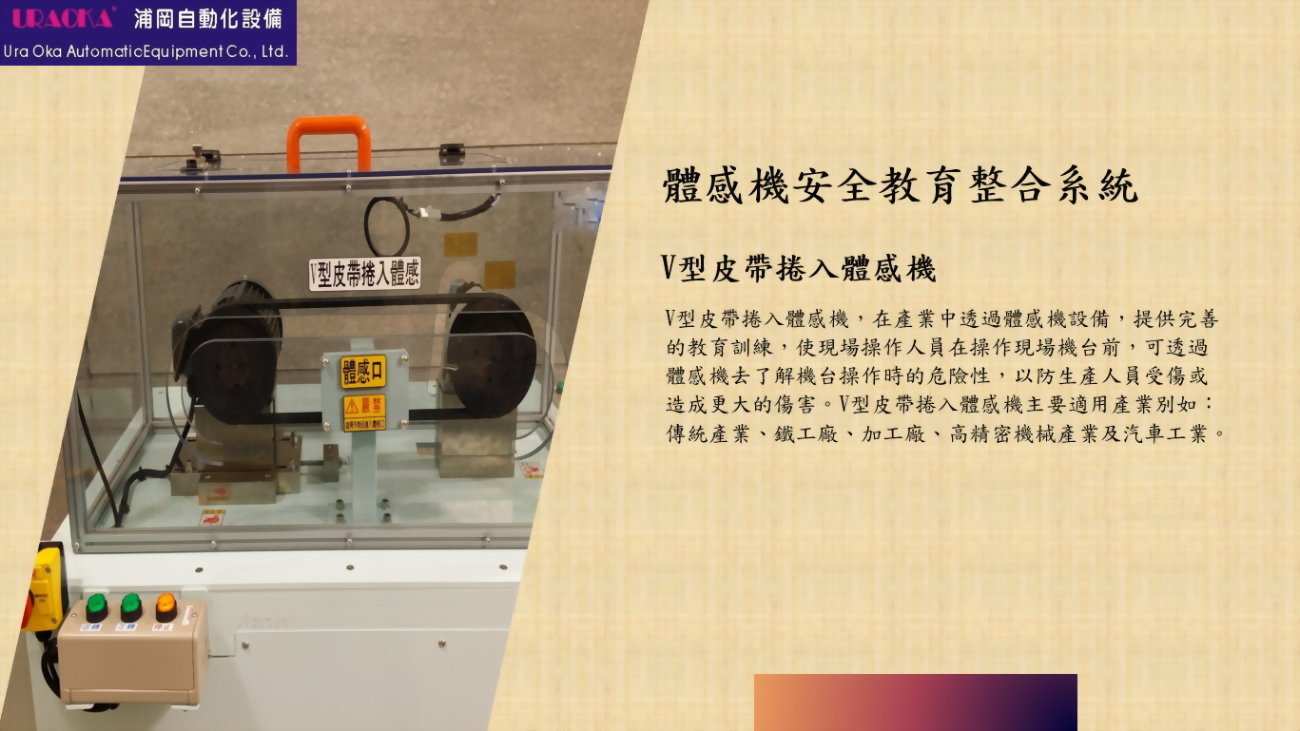 V型皮帶捲入體感機 1