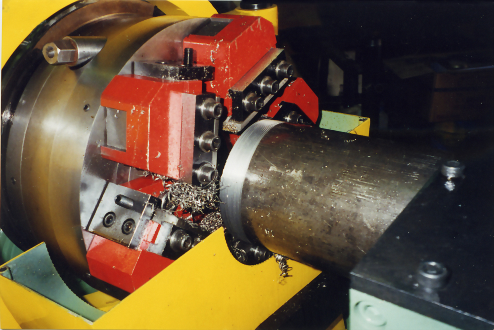semi-auto-pipe-threading-machine