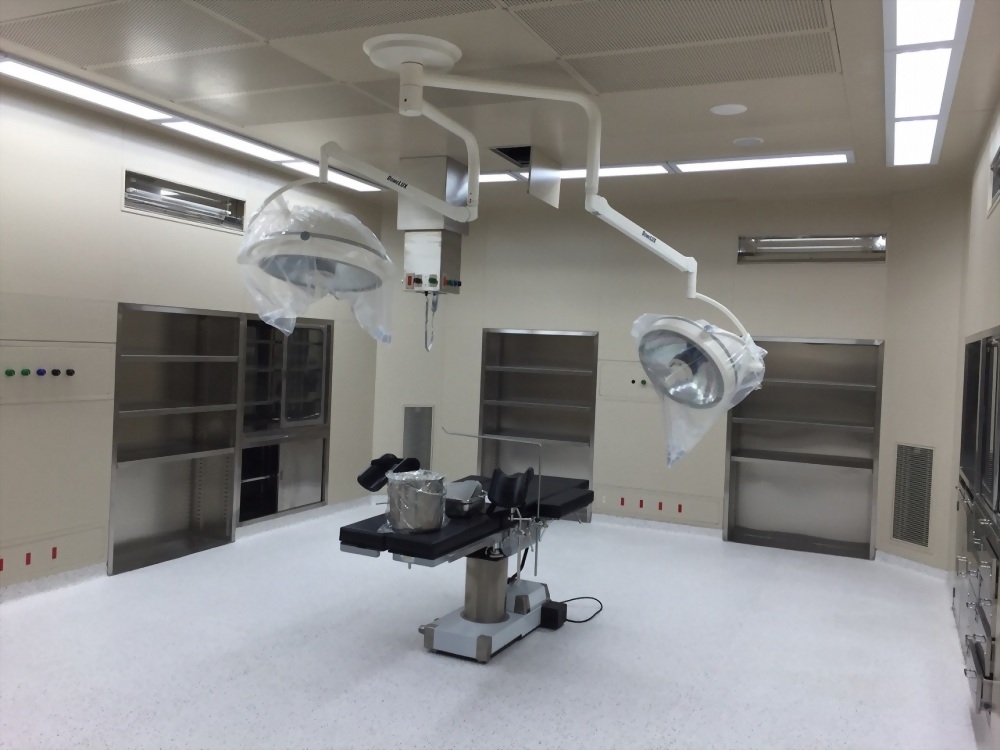 傑盟科技工程 - 手術室整體設備實例-手術室施工放樣及配管線