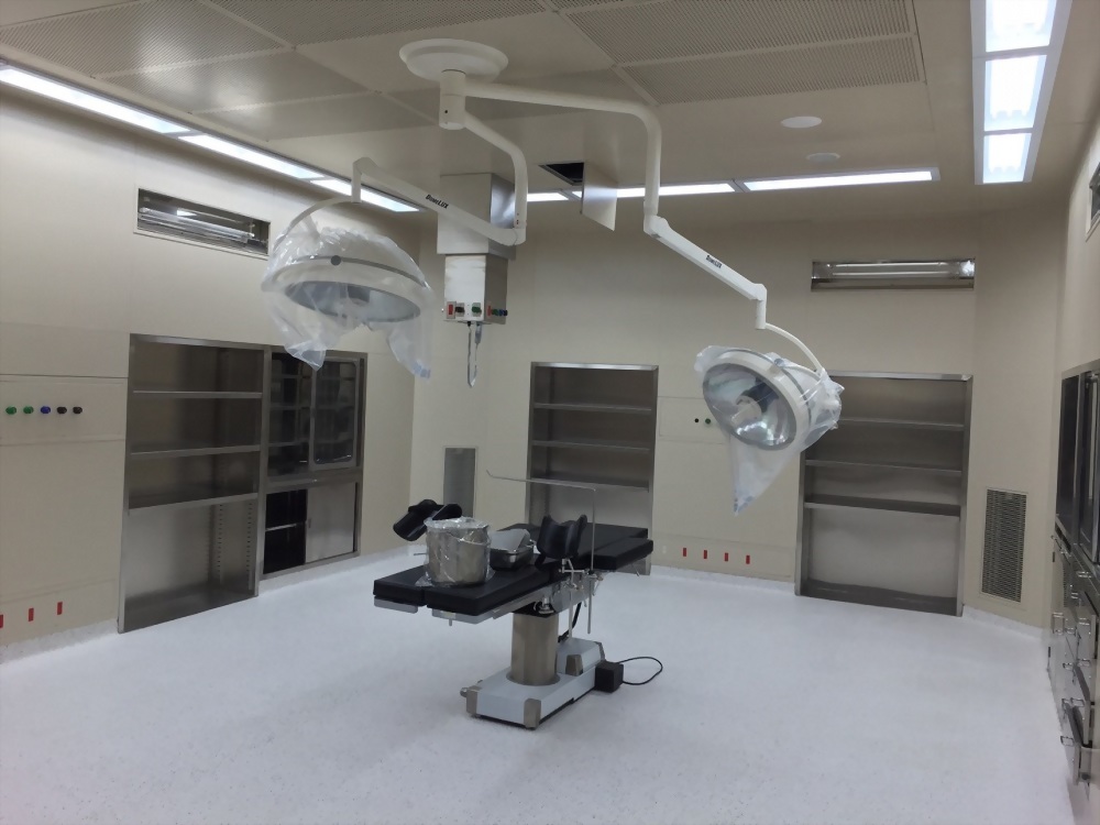 傑盟科技工程 - 手術室整體設備實例-手術室施工放樣及配管線