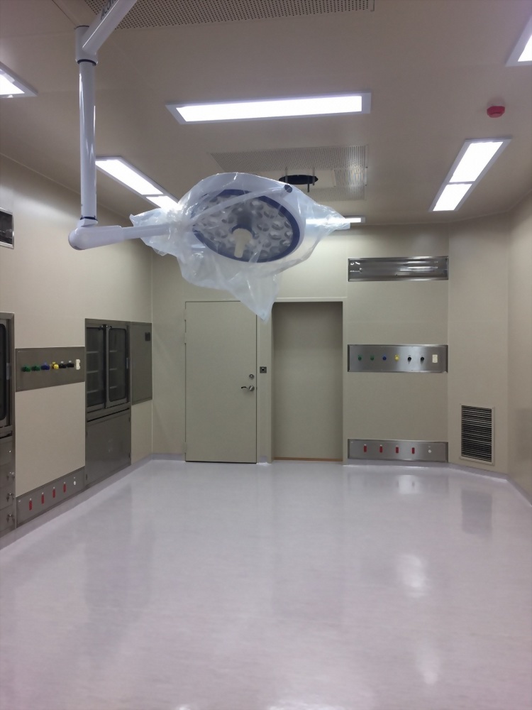 傑盟科技工程 - 手術室整體設備實例-手術室施工放樣及配管線