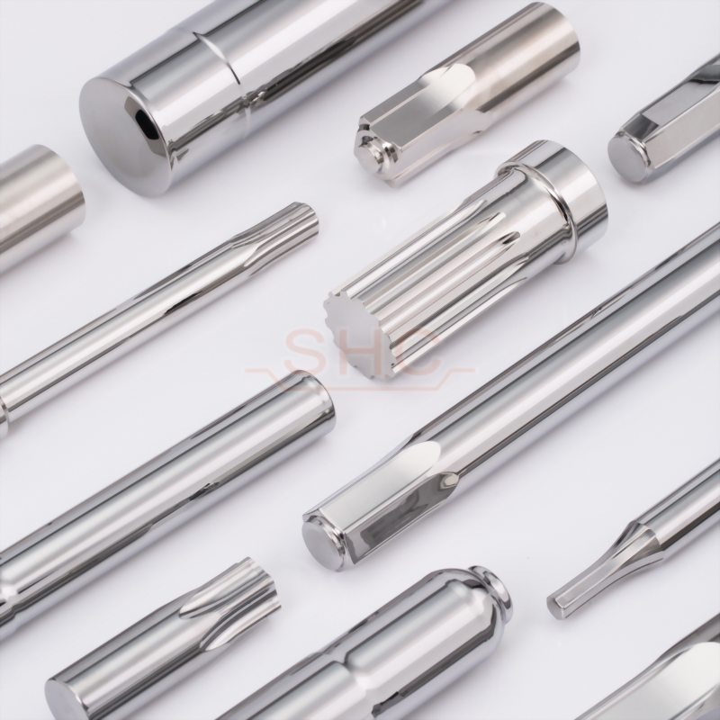 Customized irregular tungsten carbide punch pin and tooling
