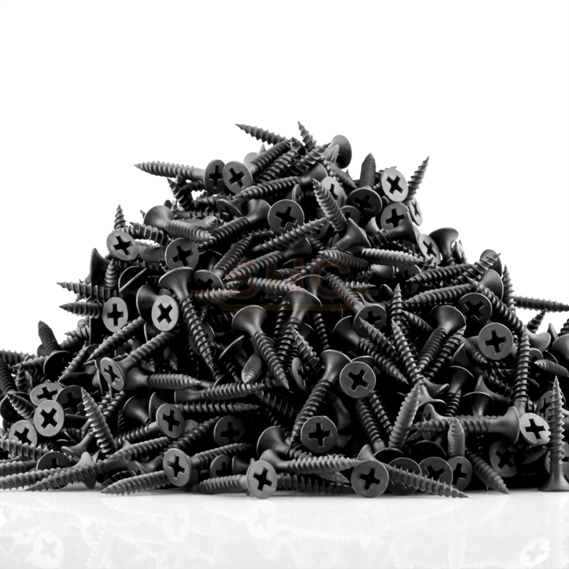 Drywall screw bugle head black phosphate