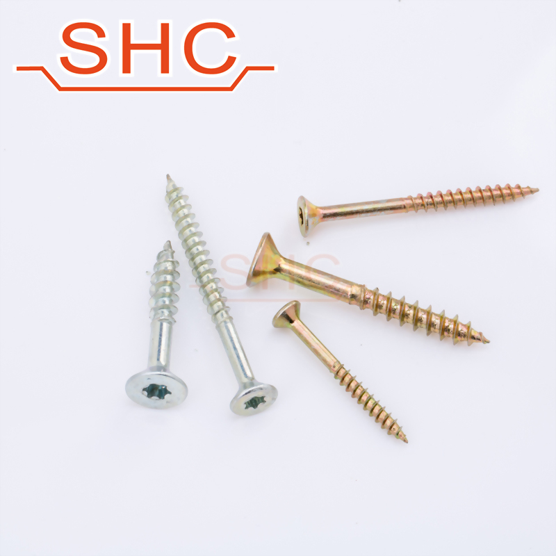 Chipboard screw flat head carbon steel stainless steel