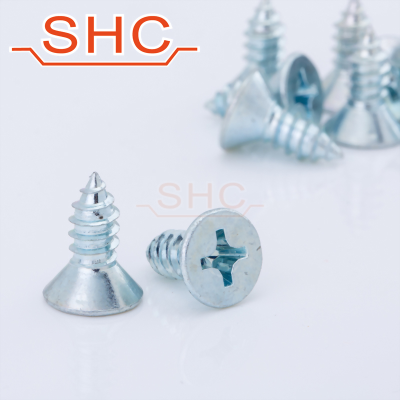 DIN7982C, PHIL. FLAT HEAD SELF TAPPING SCREWS