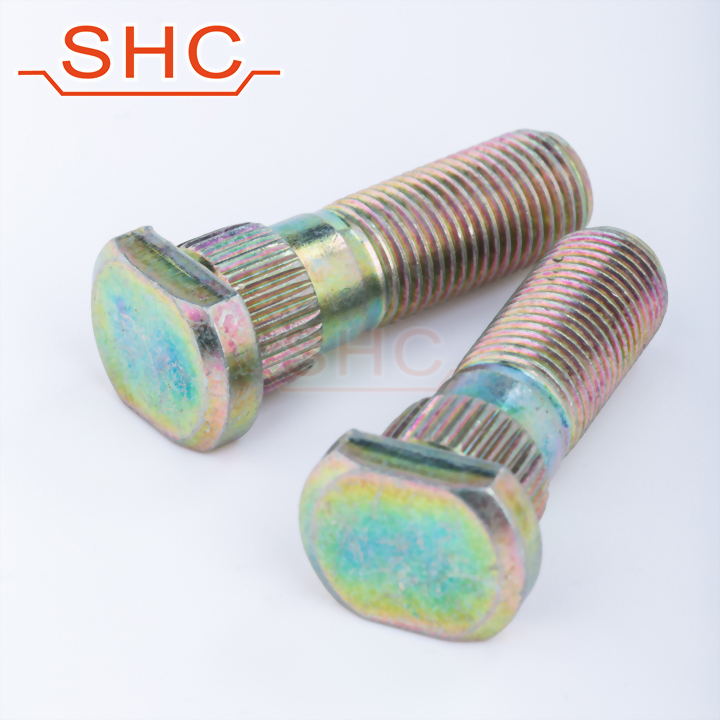 Wheel bolt and wheel stud