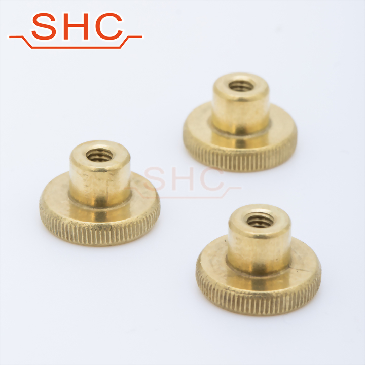 Copper Knurled nut
