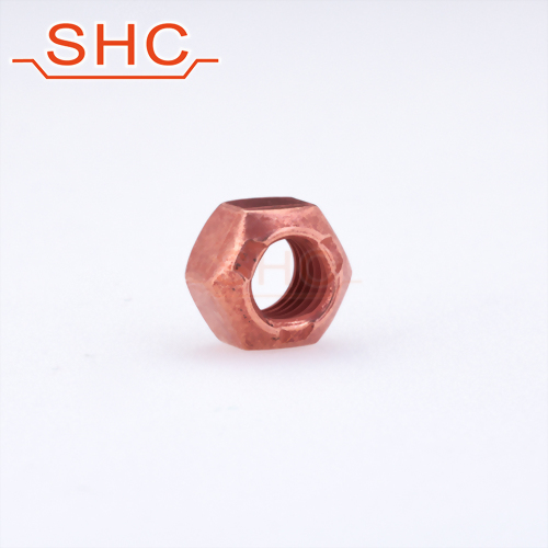 Copper Self-Locking Exhaust Manifold Nuts – M10 X 1.5, High-Temp, 8-Pack
