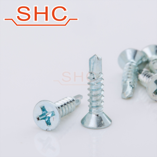 DIN7504 | Self drilling screws | Tek screw flat head cross recess zincplating
