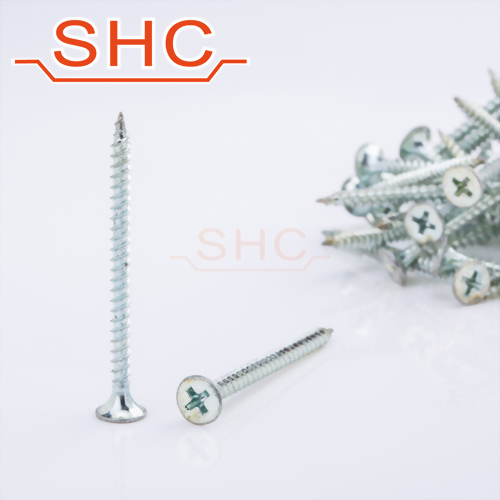 Drywall screw bugle head zinc plating