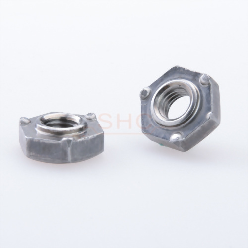 DIN929 3 spots projections hex weld nut carbon steel plain