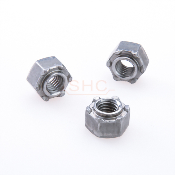 Details about   Hex Weld Nuts,1/2-13 Carbon Steel with 3 Projections Machine Screw Gray 4pcs 
