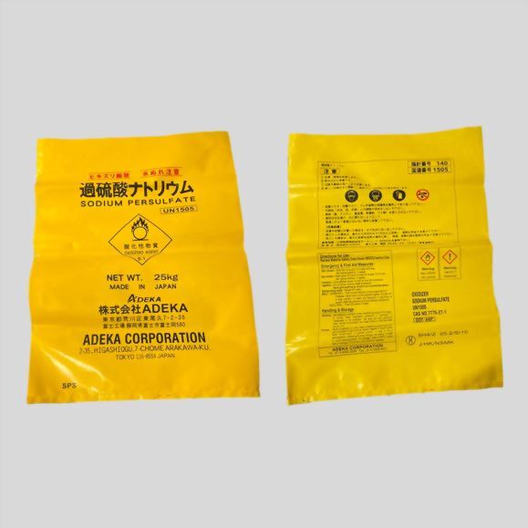 Two colors printed on the front and back