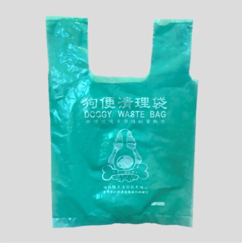 T-shirt bag without folds