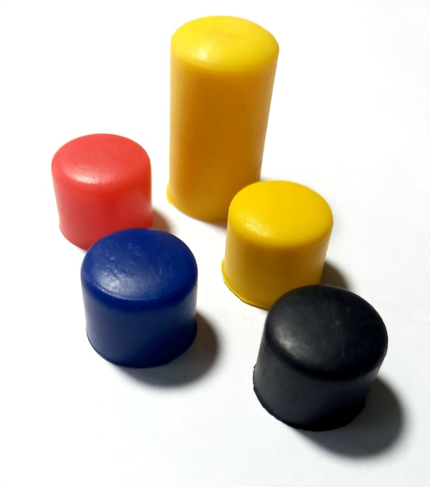 矽膠帽套-可防塵防撞保護作用,用於桿頭-材質一般矽膠